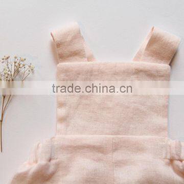 Wholesale Toddler Plain Color Bodysuit Baby Girls Sleeveless Romper Baby Boutique Clothes photo-3