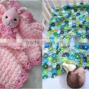 2017 New Fashion Wholesale Handmade Crochet Baby Blanket photo-5