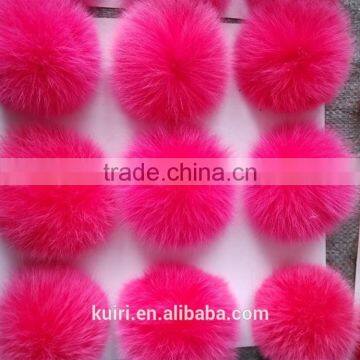 High Quality Fox Fur Ball /fox Pompom Ball/fur Pompom Accessories photo-3