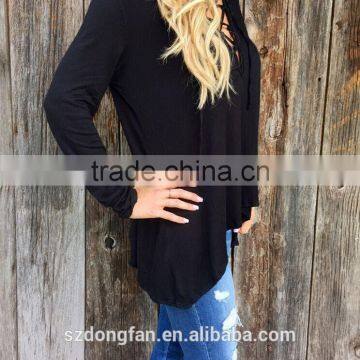 New Spring Autumn Casual Women Tshirt Loose 100% Cotton Top Tee Lady's V-neck Tshirts Plu Size photo-2