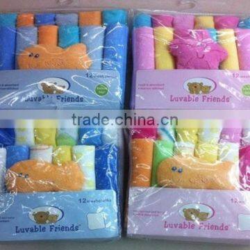 kids towel baby wash cloths wholesale baby handkerchief