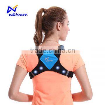 Wildsaver LED reflective running vest sportswear women