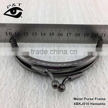 11CM Half Round Shape Bronze Color With Holes Metal Purse Frames for Handbags photo-5