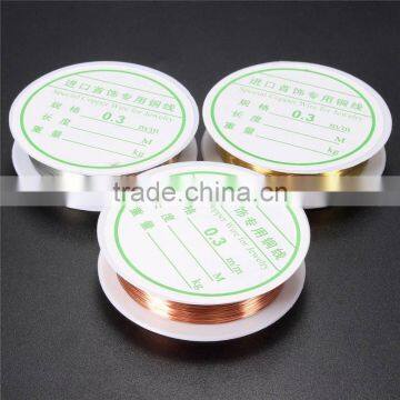 Newest Jewelry Findings 0.3mm Silver Gold Plated Copper Wire Craft Beads Jewelry Making DIY Essential Jewelry Cord photo-4