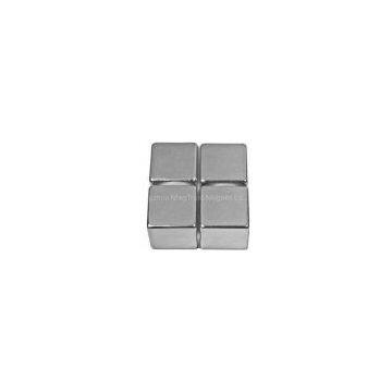 Neodymium Iron Boron Block Magnets N50 with Nickel Coating