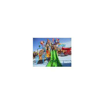 Outdoor Swimming Pool Huge Kids Water Playground , Spray Park Equipment