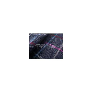 TRW 58% polyester 32% rayon 10%wool yarn dyed herringbone fabirc Item no. WJY5238-1