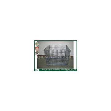 Highbright wire container storage cages pallet ,  metal mesh storage containers