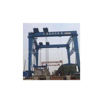 Rubber Tyre Container Gantry Crane, 30T/80T/100T, Used in Port, for Lifting Container