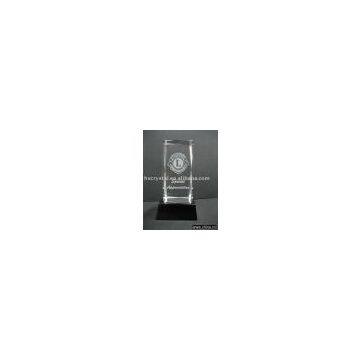 crystal trophy