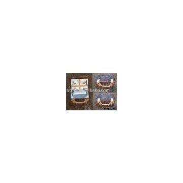 Picnic set, picnic basket, willow picnic basket, picnic hamper