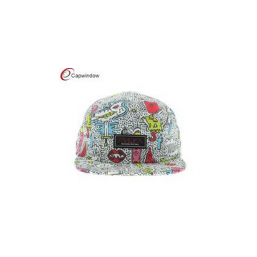 Youth Hella Stuff 5 Panel Camper Cap , Pure Polyester Strapback Hat