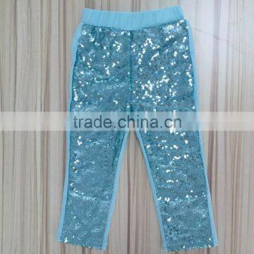 2016 Hot Sale Baby Girls Long Pants Newest Sequins Kids Pants