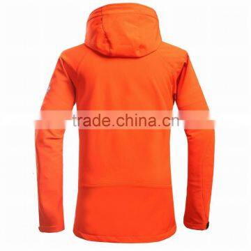 2016 Orange Women Softshell Jacket With Hood photo-4