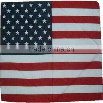 fashion cotton customized flag bandanas