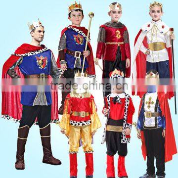 Prince design adults halloween costumes with gold color