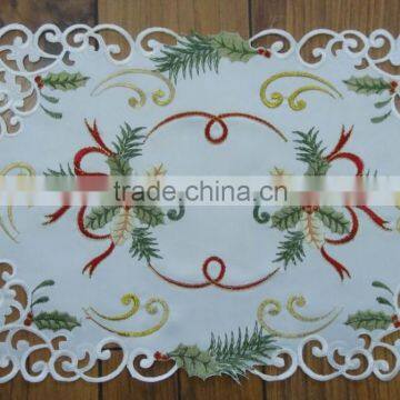 Shimmer Embroidered Collection Cutwork Table Runner, 16 by 36-Inch photo-3