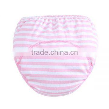 pink stripes printed style wholesale 100% cotton baby cloth diaper