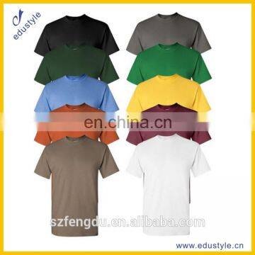 100% cotton men's tshirt with custom printed logo