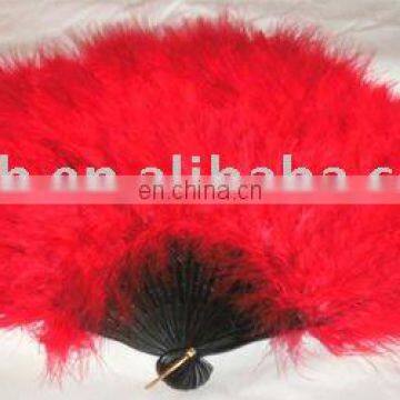 promotion gift Party carnival red feather fan MW-0085