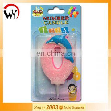 Birthday Glitter Hand Craft Numberal Candle photo-2