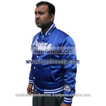 Custom Embroidery Satin Varsity Jackets / Custom Embroidery Satin Baseball Jackets