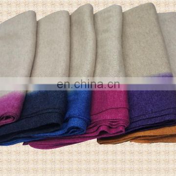 2016 Unisex mixed color style ombre scarf manufacture knit scarf shawl