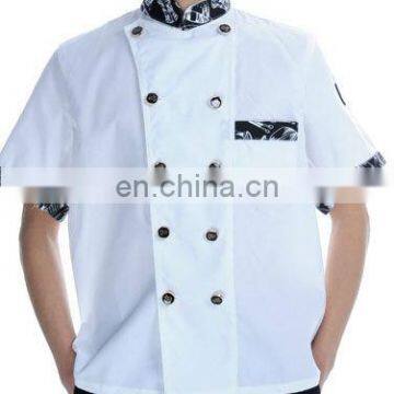 customized cotton/polyester chef coat