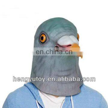 Cosplay Party Full Head Mask Eco-friendly colorful deluxe Latex Pigeon Mask