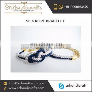 Genuine Silk Cord Bracelet Available at Bulk Export Price