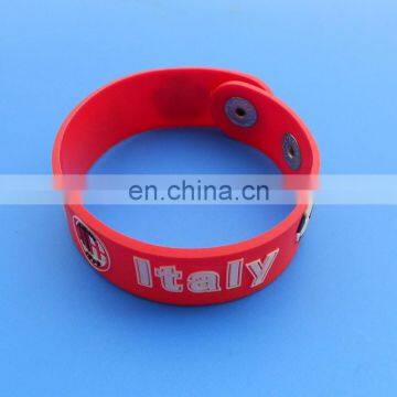 Wholesale price cheap custom funny silicone wristband