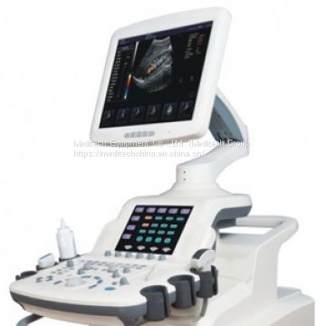 Meditech Isonic Trolley Color Doppler Ultrasound Scanner with Touch Screen LCD Monitor Size Touch Screen 15 Inch