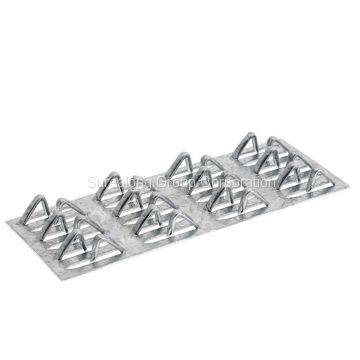 Galvanized Steel Building Material Wood Connector Custom Mending Roof Truss Nail Plate