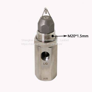 low pressure fogging dust control adjustable air atomizer nozzle