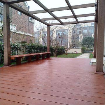 High Quality Light Grey WPC Hollow Decking