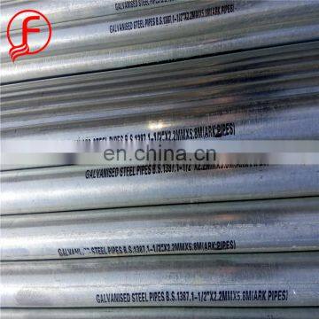 Tianjin in Singapore 20mm Electrical Conduit Pipe/tube List of gi Pipe With Cheaper Price