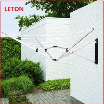 2020 Hot Selling Outdoor Umbreller Type Wall Mounted Foldabled Clothes Drying Rack