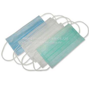 Face mask with earloop medical face mask earloop 3 ply face mask earloop