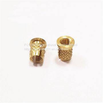 PFLB-256/440/632 Insertos Knurling Brass Insert Nut Press-in Threaded Inserts Flange-Head Plain PEM Knurled Inserti Copper Nuts PEM Standard photo-3