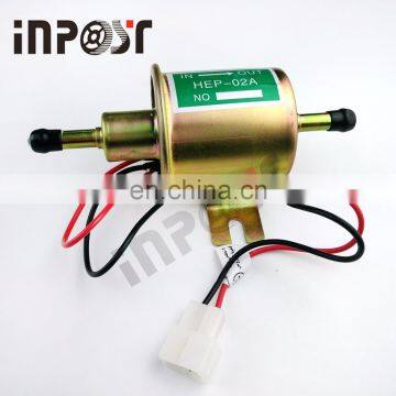 HEP-02A 12V Gas Diesel Inline Low Pressure Electric Fuel Pump