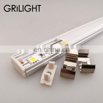 China suppliers 1.5mm thickness aluminum extrusion for pcb 10mm 12mm led strip