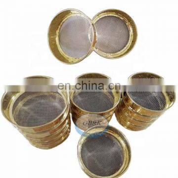 High Quality Laboratory Wire Mesh Test Sieve/Brass Soil Sieve/Copper Sand Sieve photo-3