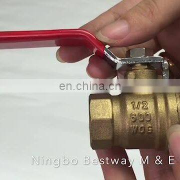 Lever Handle Forged Brass Ball Valve