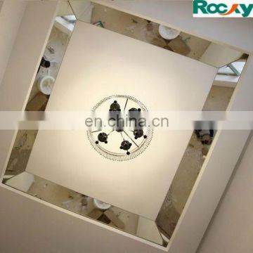 beveled edge silver mirror tile for ceiling