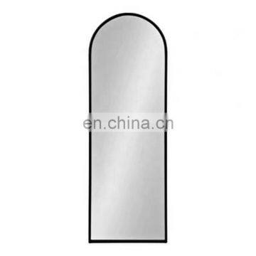 Cheap Metal Framed Arched Floor Stand Dressing Mirror
