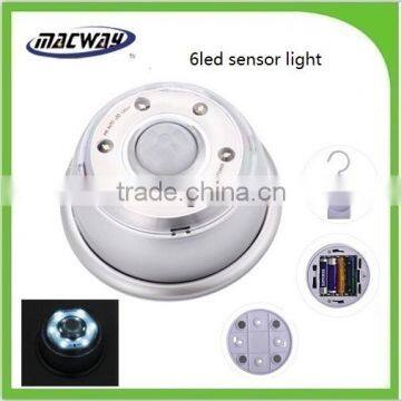 6led motion light and dark sensor