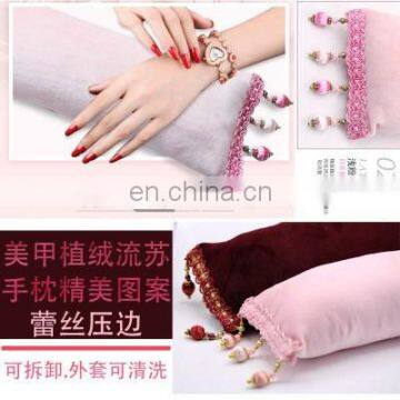 New Retro Tassel Nail Art Cushion Pillow Hand Holder Nail Arm Rest Manicure Tool photo-3