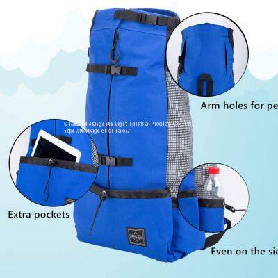 Motorcycle Wholesale Safety Extra Pockets Adjustable Travel Pet Carrier Backpack photo-2