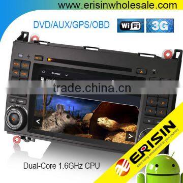 Erisin ES2682B 7" 2 Din Android 4.4.4 Auto Car Audio Player GPS for W245 W169