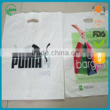 die cut handle plastic bag